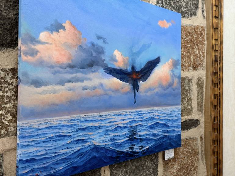 Original Surrealism Seascape Painting by Garry Arzumanyan