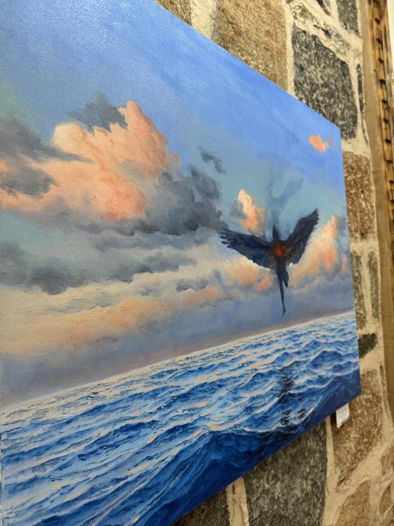 Original Surrealism Seascape Painting by Garry Arzumanyan