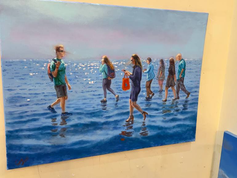 Original Surrealism People Painting by Garry Arzumanyan
