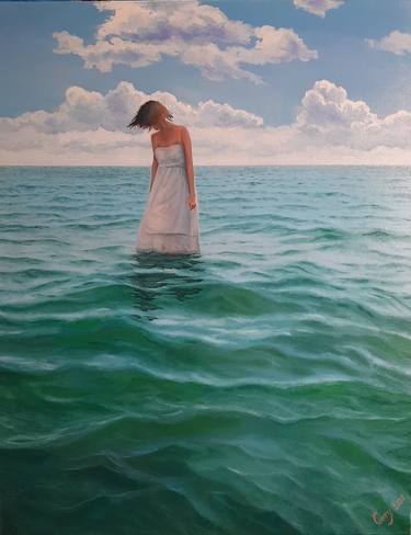 Original Realism Beach Paintings by Garry Arzumanyan
