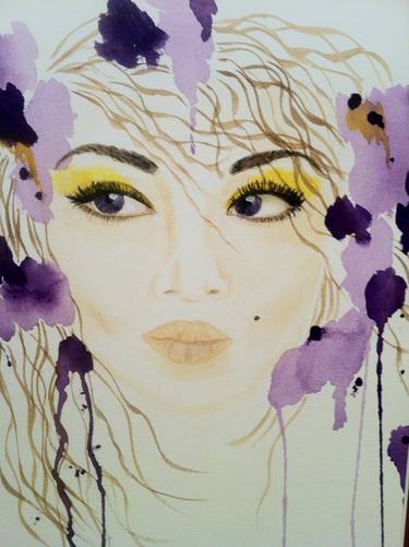 Original Women Painting by Jasmin Laurent