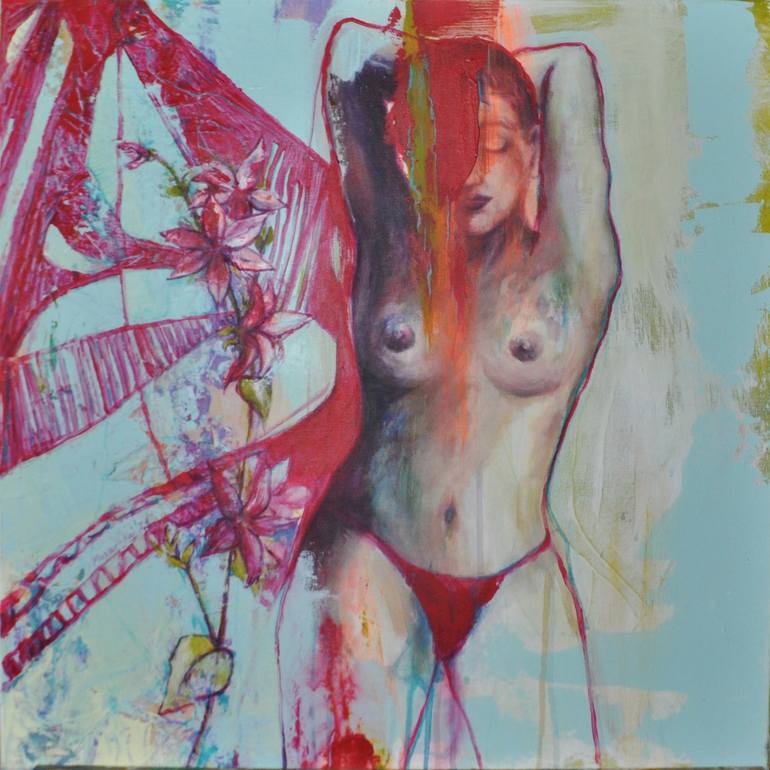 Original Contemporary Erotic Painting by Ewa Mazur-Koj