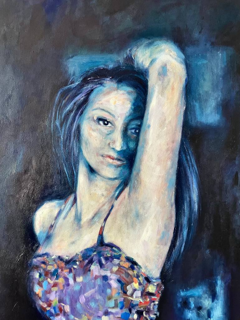 Original Classicism People Painting by Ewa Mazur-Koj