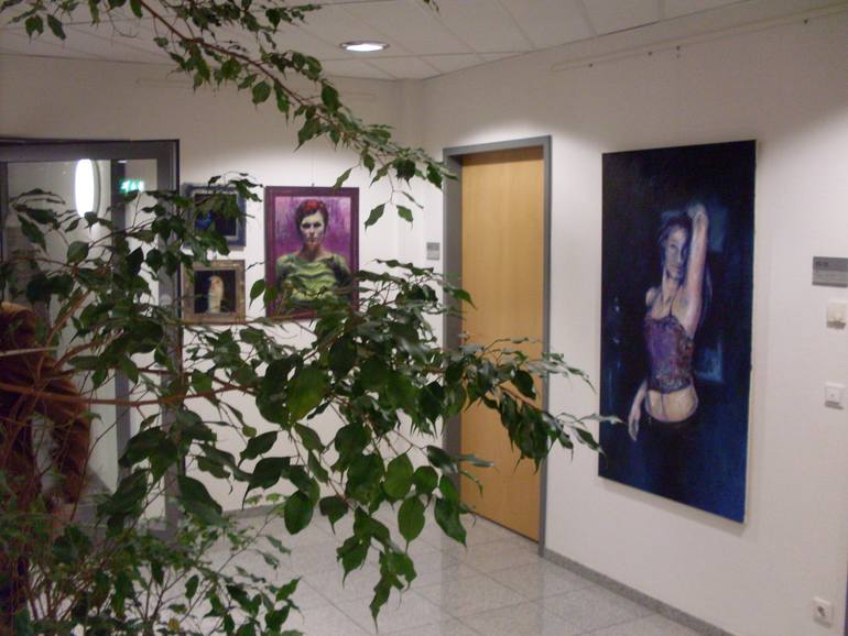 Original Classicism People Painting by Ewa Mazur-Koj