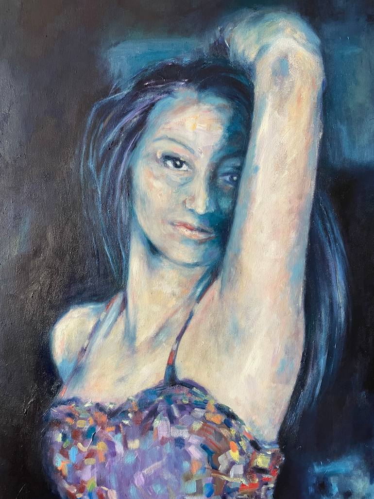 Original Classicism People Painting by Ewa Mazur-Koj