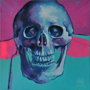 Original Figurative Mortality Paintings by Ewa Mazur-Koj