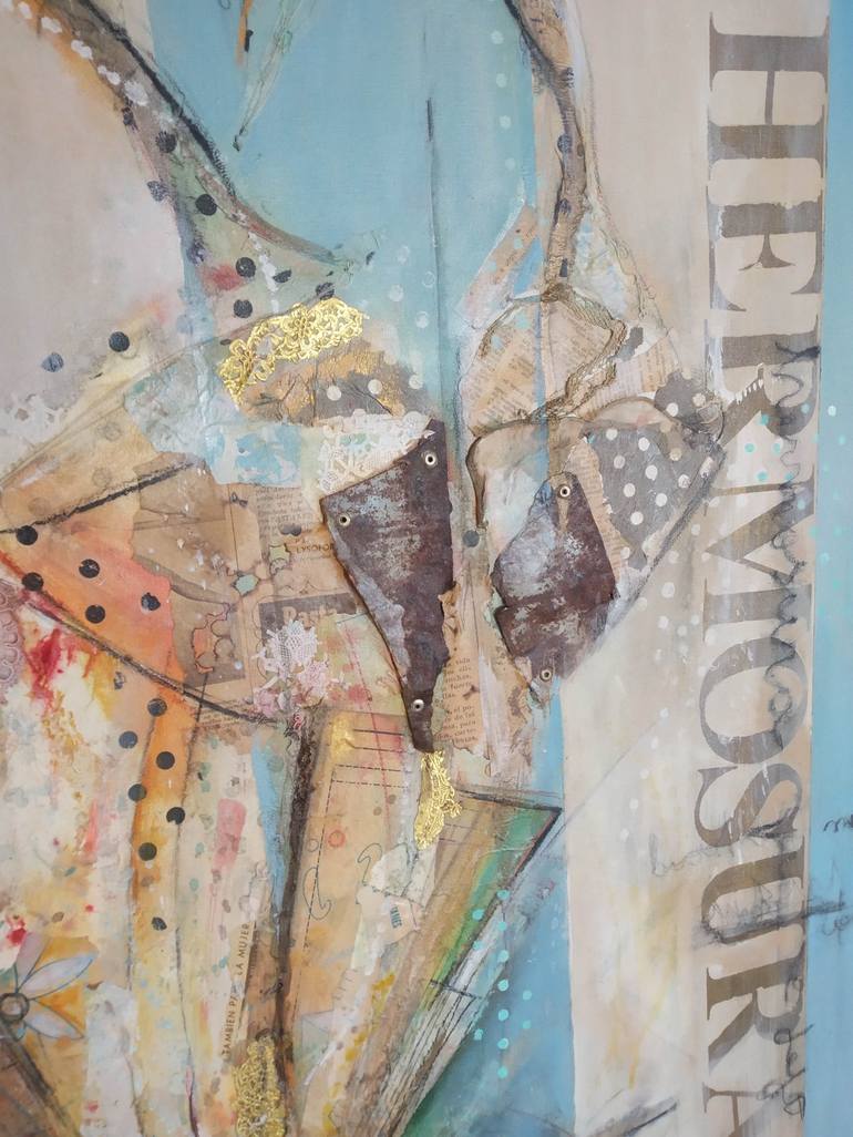 Original Contemporary Body Mixed Media by Kiki Lawrie