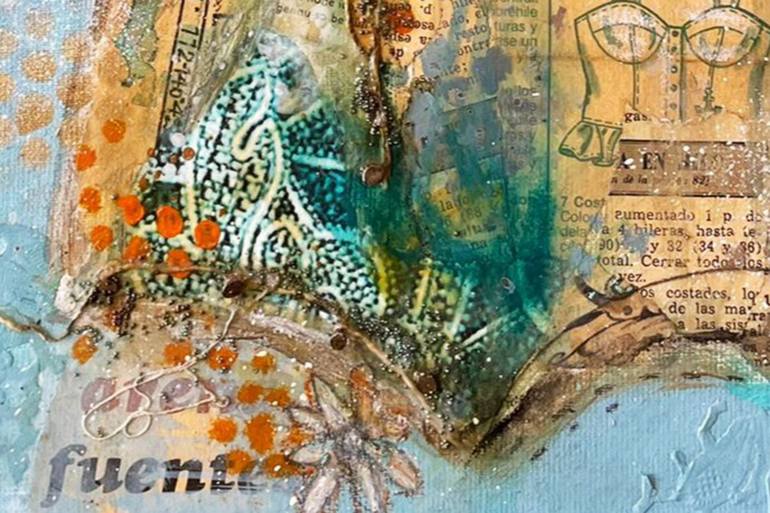 Original Conceptual Erotic Collage by Kiki Lawrie