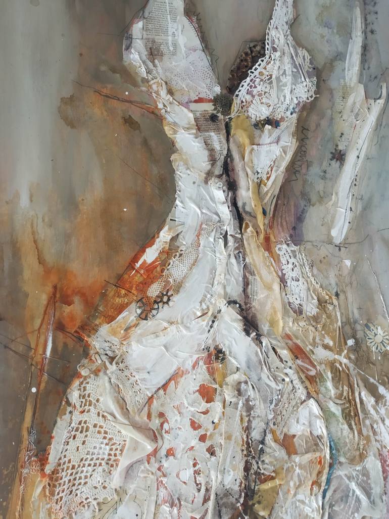 Original Art Deco Fashion Painting by Kiki Lawrie