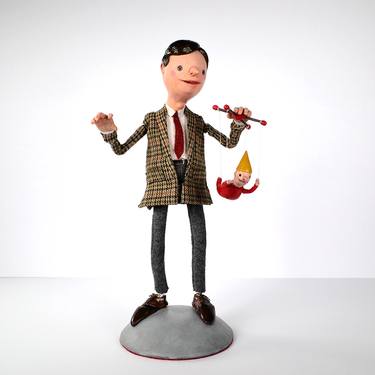 Original Pop Art People Sculpture by Ryan Darwin