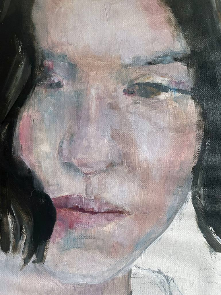 Original Abstract People Painting by Elina Evstig