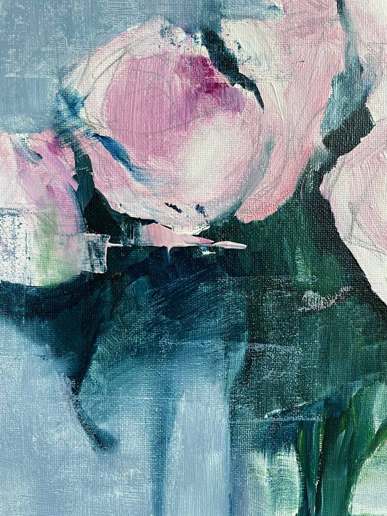 Original Figurative Floral Painting by Elina Evstig