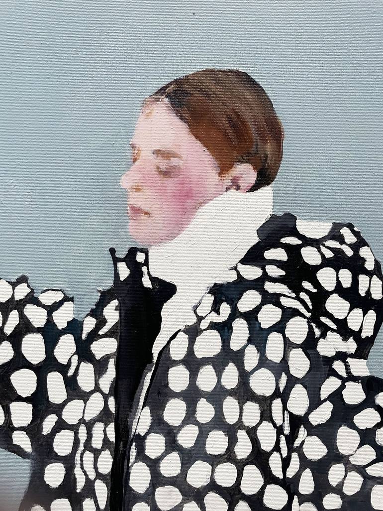 Original Contemporary People Painting by Elina Evstig