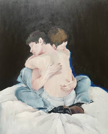 Original Figurative People Paintings by Elina Evstig