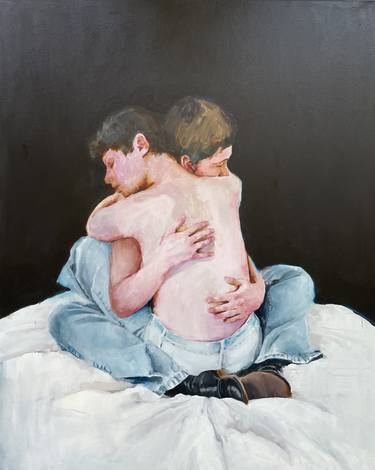 Original Figurative People Paintings by Elina Evstig