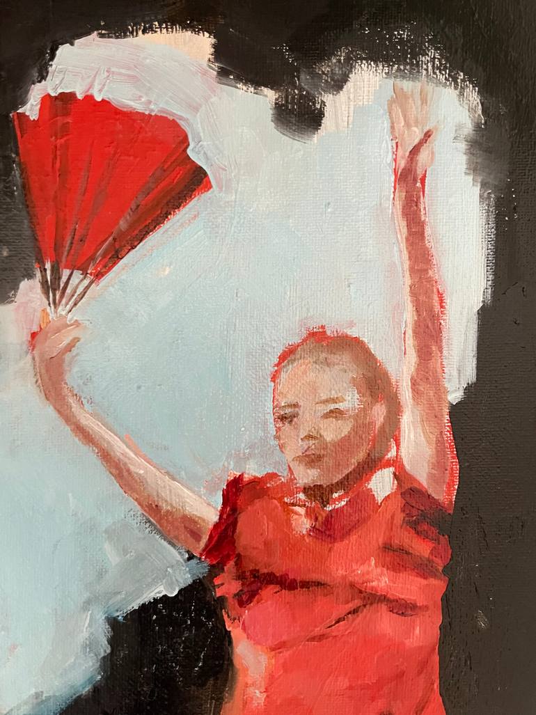 Original Contemporary People Painting by Elina Evstig