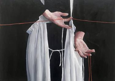 Original Contemporary People Painting by Elina Evstig