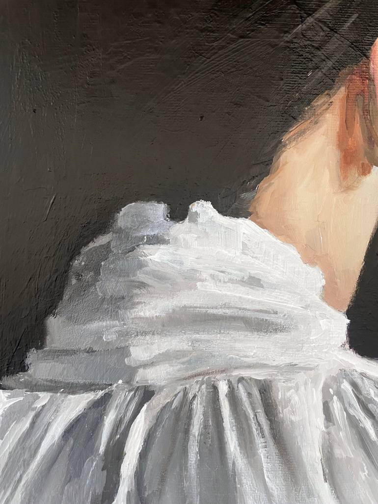 Original Expressionism Women Painting by Elina Evstig