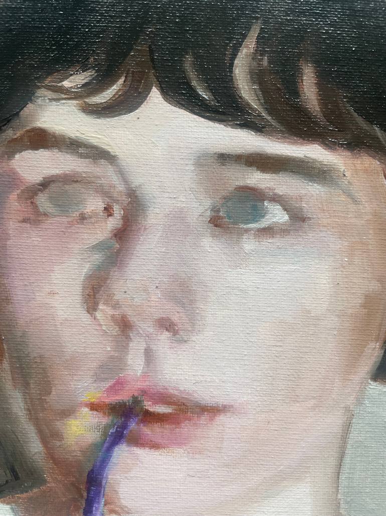 Original Contemporary People Painting by Elina Evstig