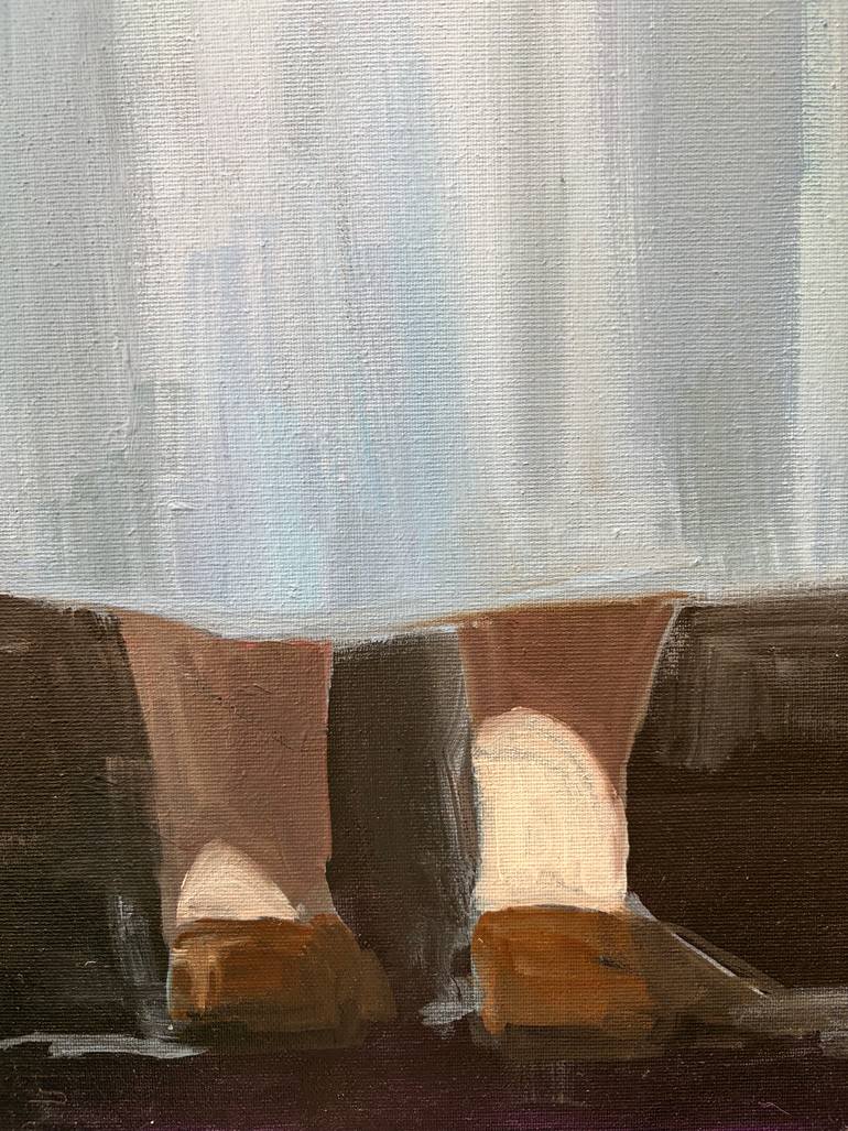 Original Figurative Women Painting by Elina Evstig