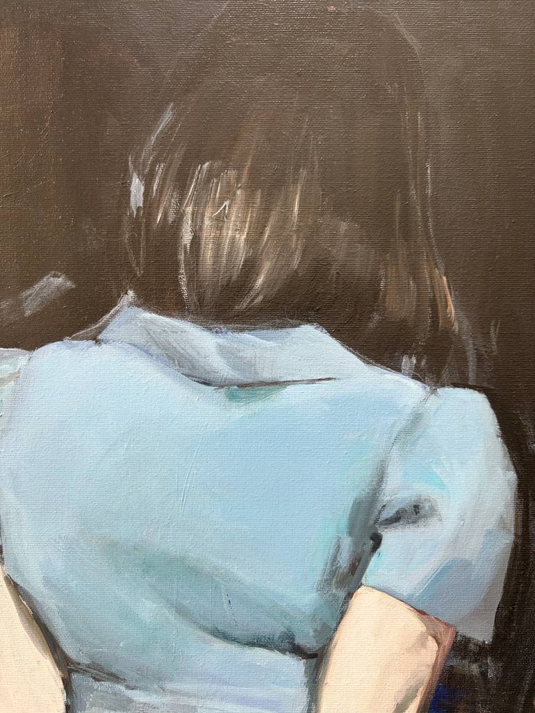 Original Figurative Women Painting by Elina Evstig