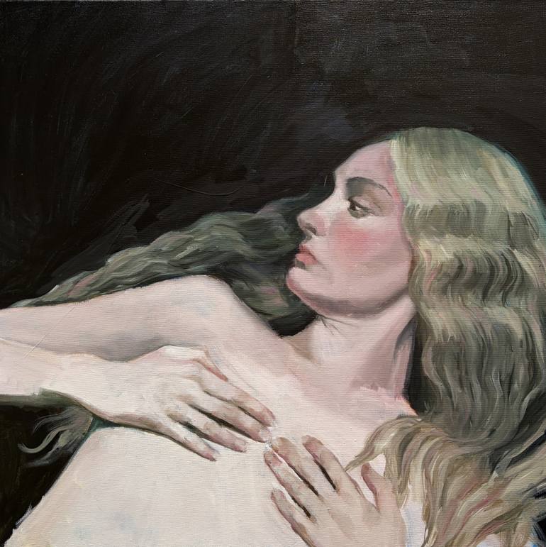 Print of Figurative Women Painting by Elina Evstig