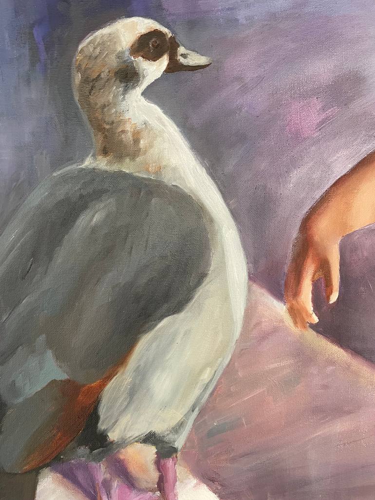 Original Figurative People Painting by Elina Evstig