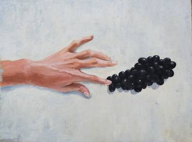 Original Figurative Food Paintings by Elina Evstig