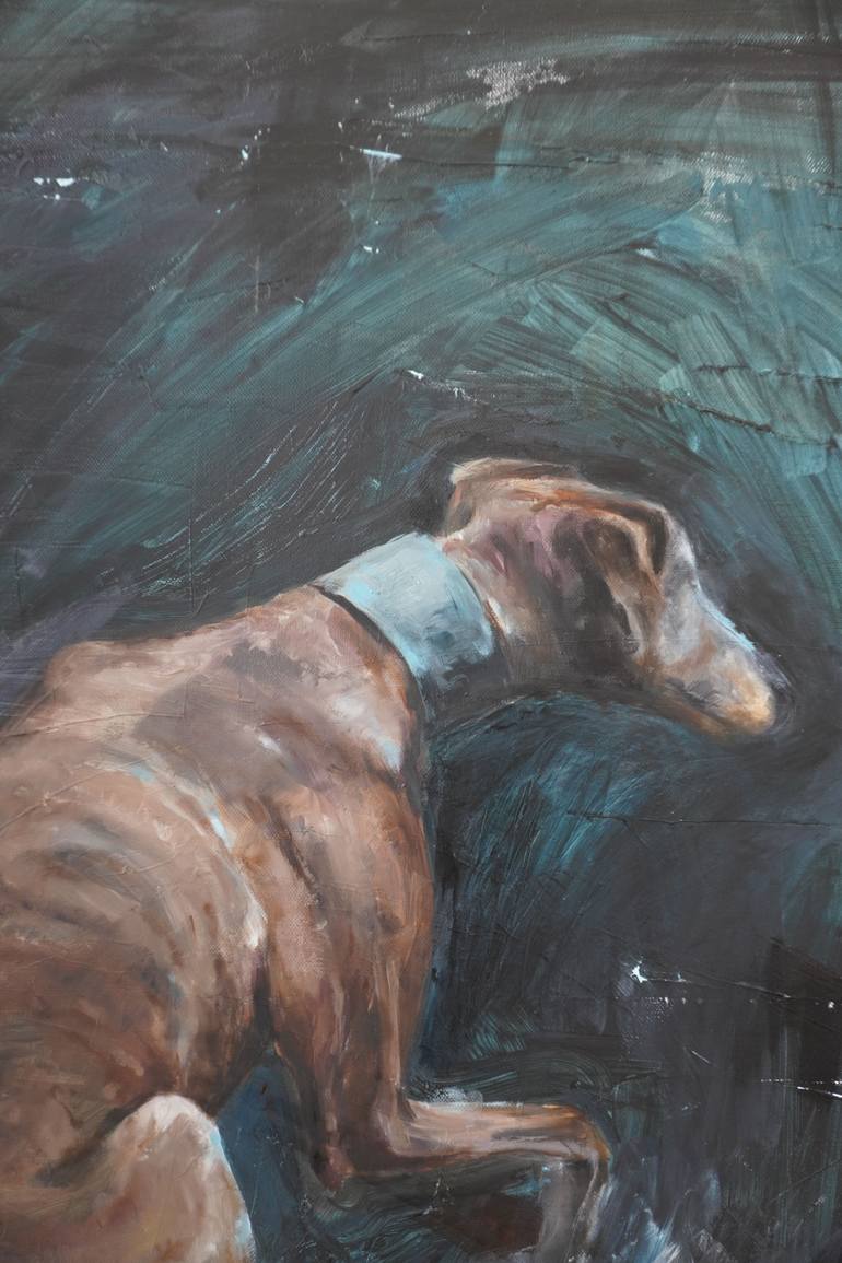 Original Figurative Animal Painting by Elina Evstig