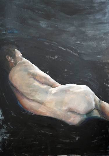 Original Figurative Nude Paintings by Elina Evstig