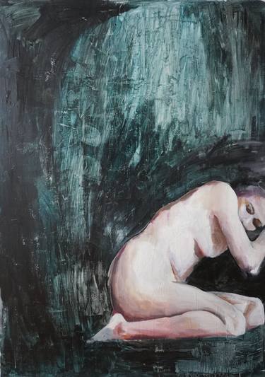 Original Fine Art Nude Paintings by Elina Evstig