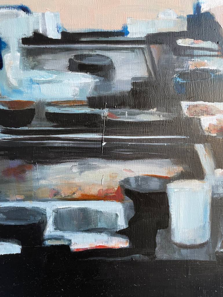 Original Figurative People Painting by Elina Evstig