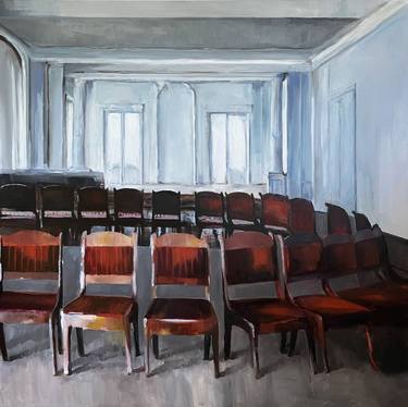 Print of Figurative Interiors Paintings by Elina Evstig