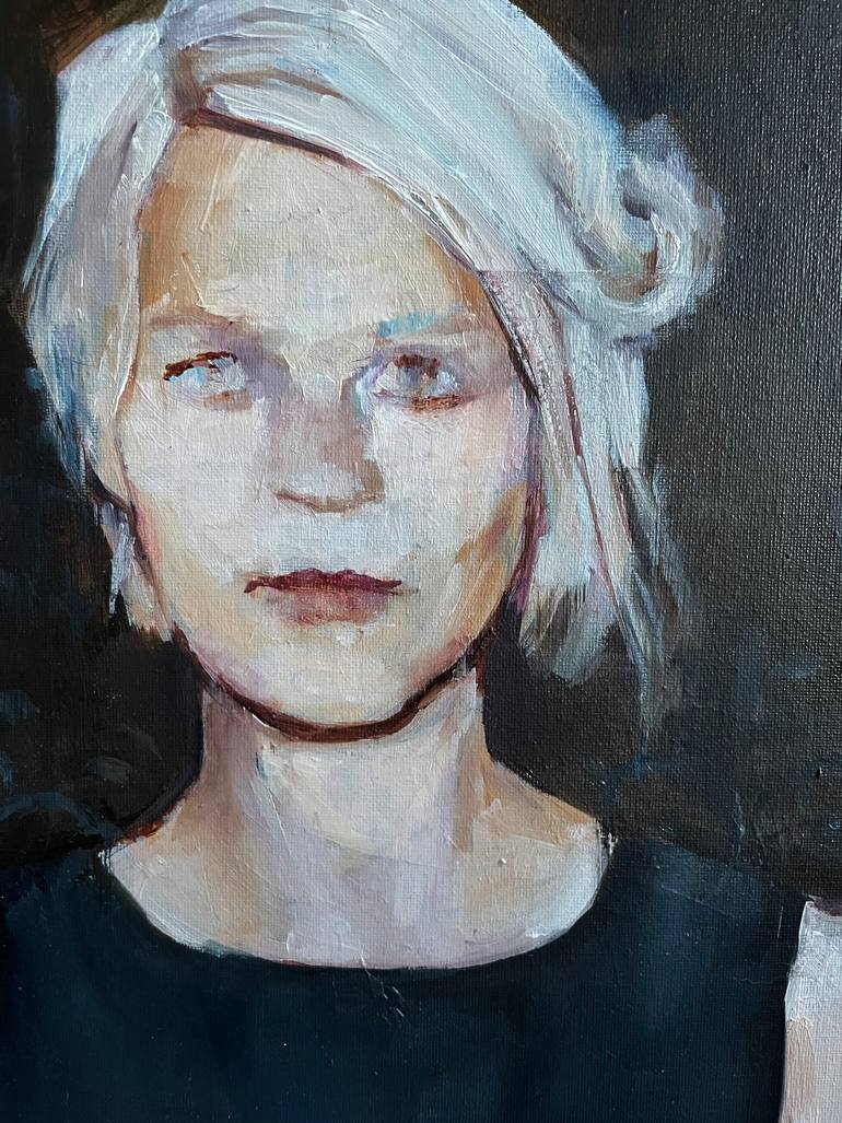 Original Contemporary People Painting by Elina Evstig