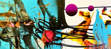 Original Abstract Expressionism Abstract Paintings by Chuck Hipsher