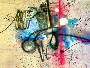Original Abstract Expressionism Abstract Painting by Chuck Hipsher