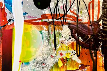 Original Abstract Expressionism Abstract Painting by Chuck Hipsher
