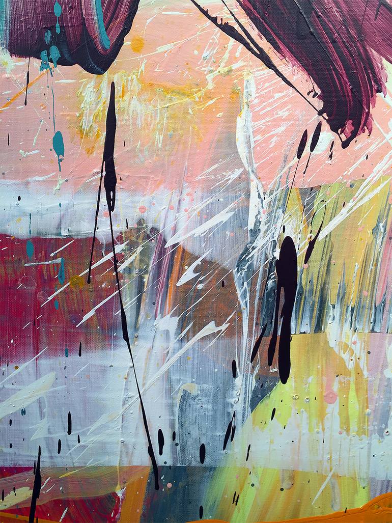 Original Abstract Expressionism Abstract Painting by Chuck Hipsher