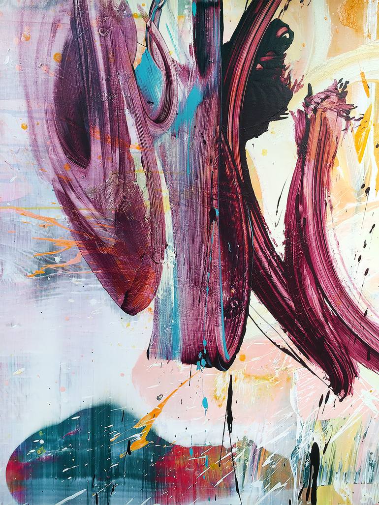 Original Abstract Expressionism Abstract Painting by Chuck Hipsher