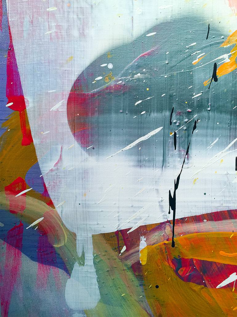 Original Abstract Expressionism Abstract Painting by Chuck Hipsher