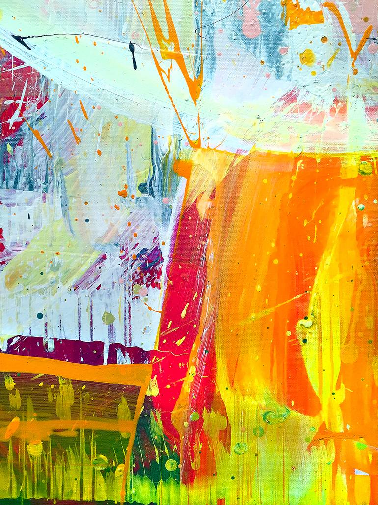 Original Abstract Expressionism Abstract Painting by Chuck Hipsher