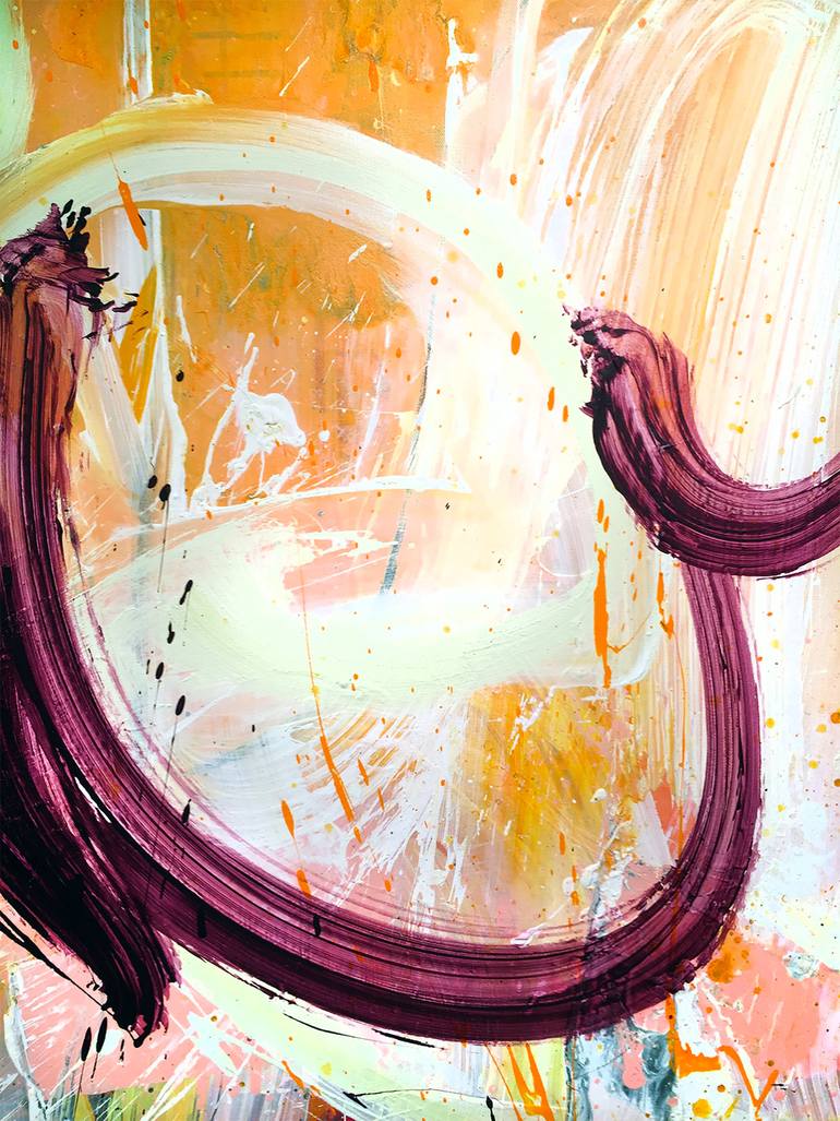 Original Abstract Expressionism Abstract Painting by Chuck Hipsher