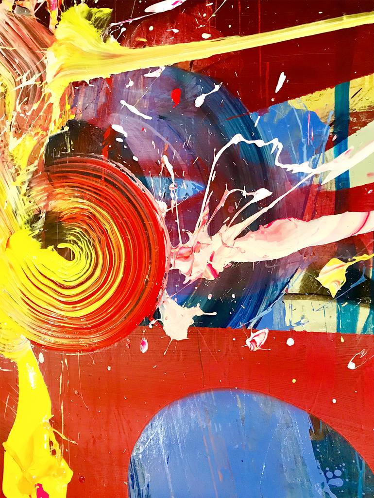 Original Abstract Expressionism Abstract Painting by Chuck Hipsher