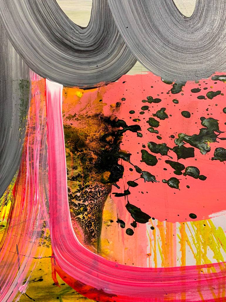 Original Abstract Expressionism Abstract Painting by Chuck Hipsher