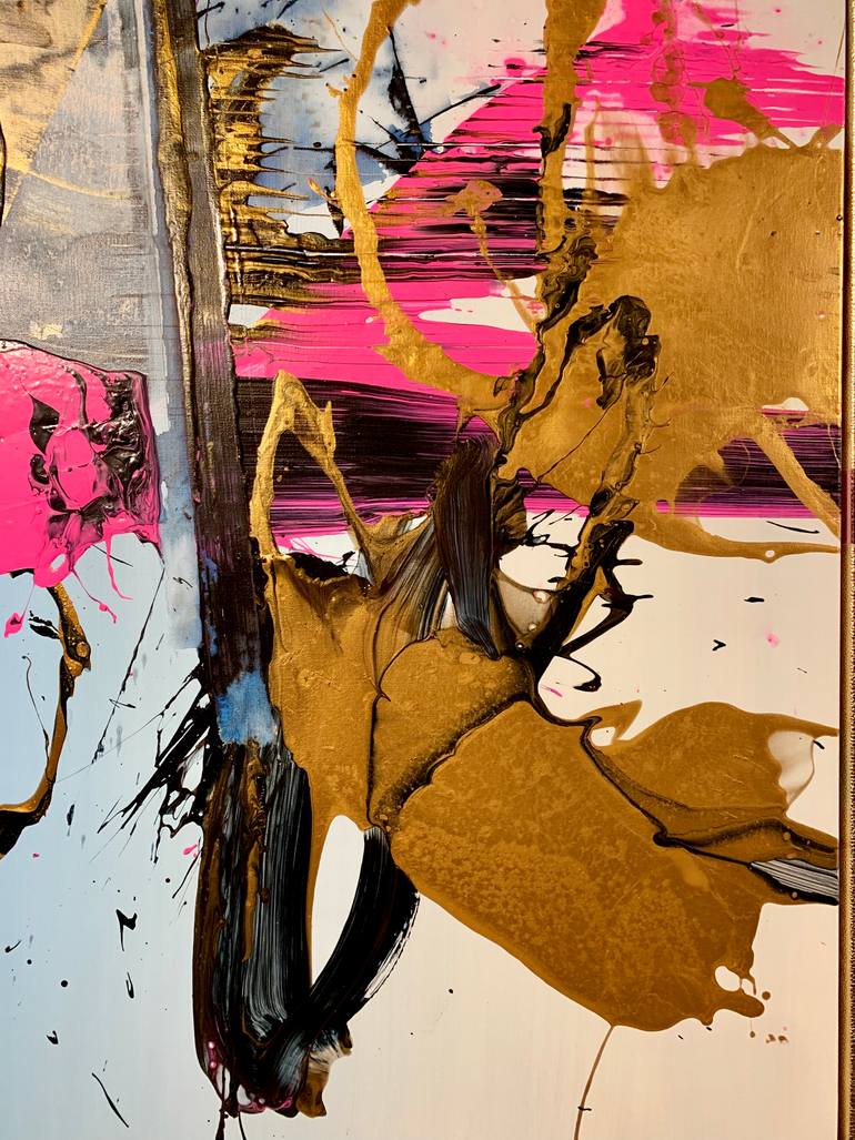 Original Abstract Expressionism Abstract Painting by Chuck Hipsher