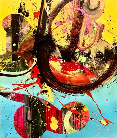 Original Abstract Expressionism Abstract Paintings by Chuck Hipsher