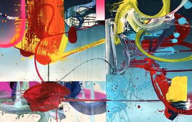 Original Abstract Paintings by Chuck Hipsher