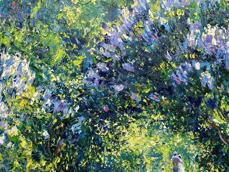 Original Expressionism Floral Painting by Andrii Chebotaru