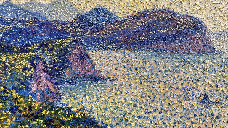 Original Impressionism Seascape Painting by Andrii Chebotaru