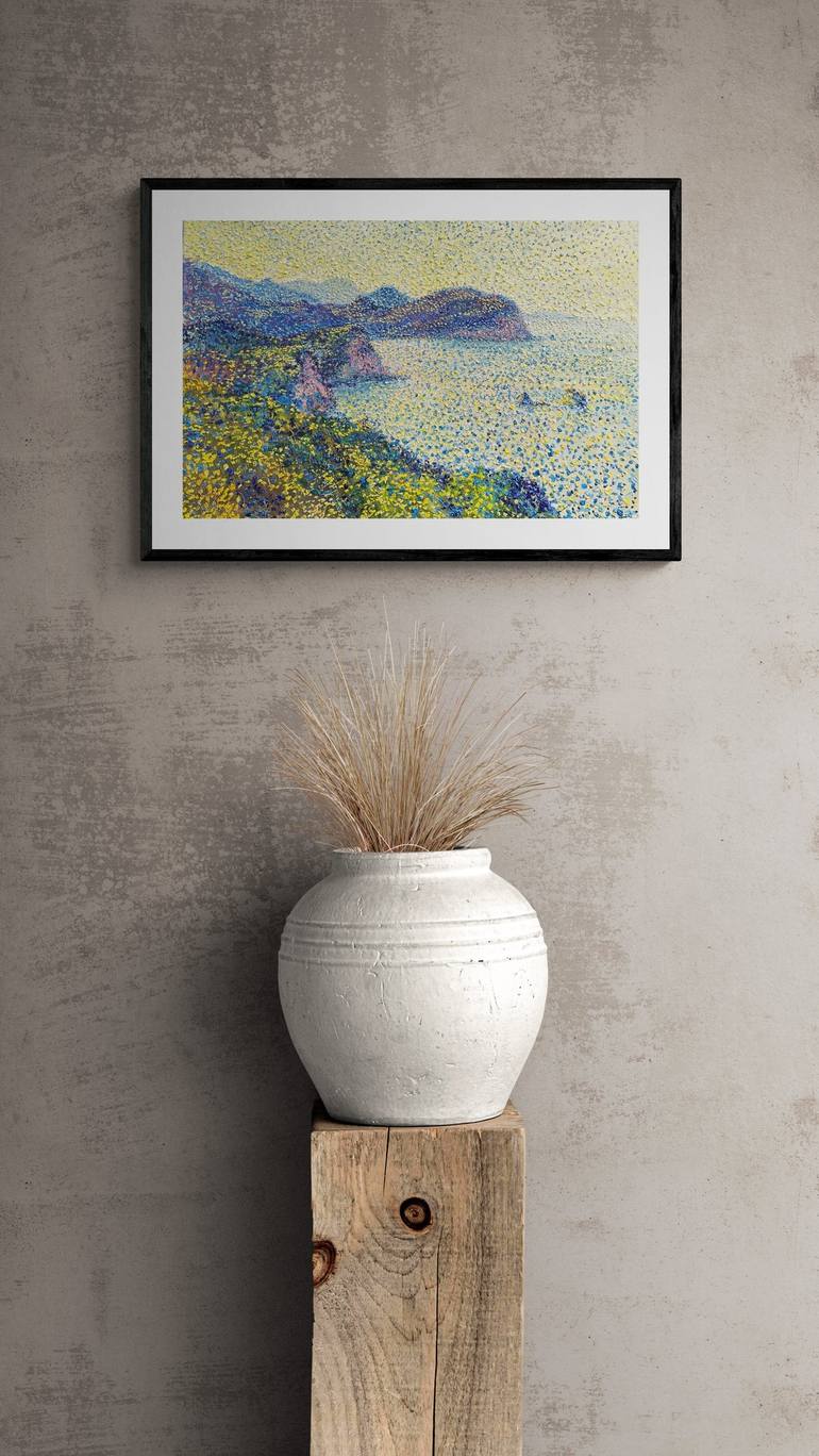 Original Impressionism Seascape Painting by Andrii Chebotaru